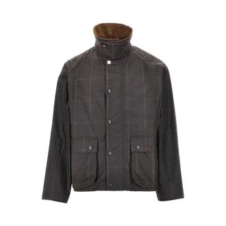 Barbour X Paul Smith Transport Windowpane waxed cotton jacket Man XL