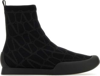 Valentino Garavani Grey Logo Sneakers