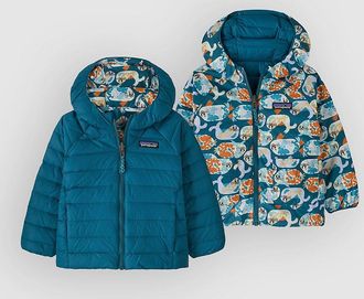 Patagonia Reversible Down Kids Jacke blau