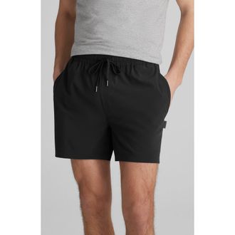 Tommy John Luxe Traveler Shorts in Black at Nordstrom, Size Xx-Large