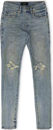 Purple Light Blue Vintage Skinny Jeans