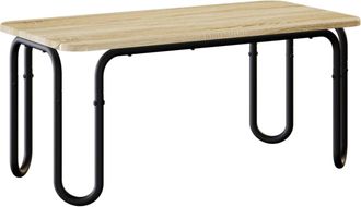 vidaXL Mesa De Centro Roble Sonoma 79,5 X 40 X 36 Cm Vidaxl