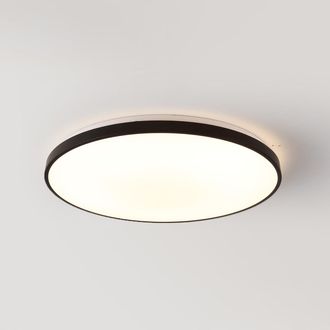 Jonathan Y Designs Astrid 21.25 1-Light Modern Minimalist Iron Circle Integrated LED Flush Mount, Brushed Nickel