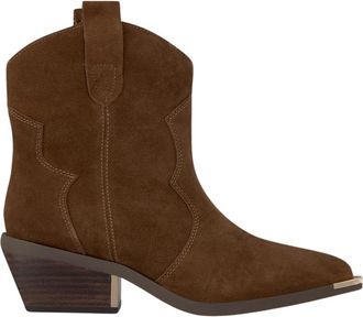 Alma En Pena Cowboy platte laars - Dames - Cowboylaarzen - Bruin - 36 EU - Schoenen