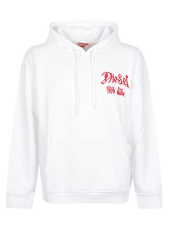 Diesel S-Box T-Aa2 Graphic Printed Hoodie