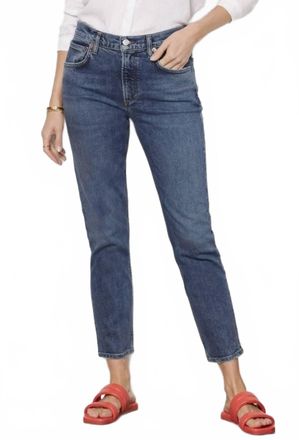 A Gold E Willow Mid Rise Crop Jeans In Organic