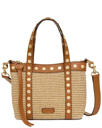 Aimee Kestenberg Jagger Raffia & Leather Mini Tote