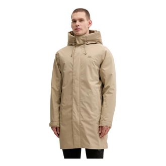 Helly Hansen Munich Ge&iuml;soleerde Regenjas - Heren - Regenjassen - Beige - XL - Leer - Fitness