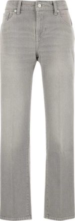 7 For All Mankind Grey Stretch Denim Calie Jeans