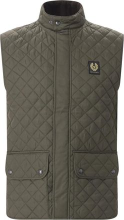 Belstaff Gilet in nylon trapuntato - - Jackets - Uomo - Verde - XL