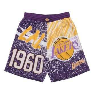 Mitchell & Ness x NBA Jumbotron Sublimated Shorts Los Angeles Lakers SHORAJ19071-LALPURP