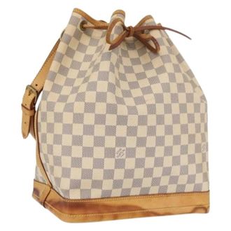 Louis Vuitton Pre-owned Bucket Bags, female, White, Size: ONE SIZE Pre-owned No&eacute; Shoulder Bag