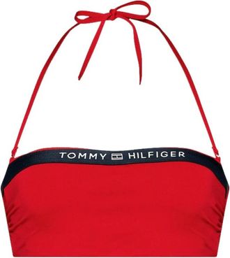 Tommy Hilfiger Bikini - Dames - Bikinis - Rood - XS - Polyester - Badmode