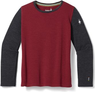 Smartwool Classic Thermal Merino Crew Base Layer Top Red XL
