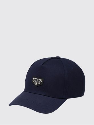 Philipp Plein Cotton Baseball Cap with a Contrasting Front Logo