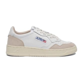 Autry Medalist Lage Sneakers - Dames - Schoenen - Wit - Maat: 38 EU Katoen