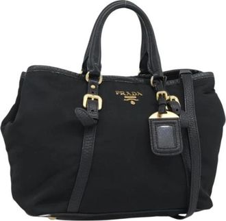 Prada Pre-owned Vintage Hand Bag - Dames - Vintage Handtas - Zwart - ONE Size - Leer - Vintage