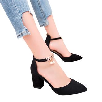 Generic High Heels Block Heel Womens Dance Shoes Mid-Heel Summer Shoes Heel Pumps Sandals Toe Heel Shoes for Beach Bride Outdoor Strappy Sandals Work Sandals,