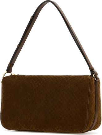 Gucci Womens With Shoulder Bag Brown Calf Skin