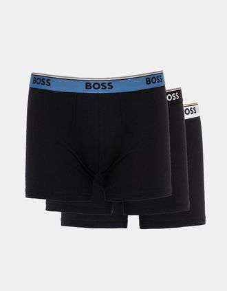 HUGO BOSS Mens BOSS Orange Power 3-Pack Boxers - Black 003 - Size: 33/32/32