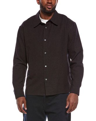 Frame Denim Frame Denim Checkered Wool-Blend Shirt