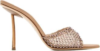 Le Silla Sandali con cristalli 105mm - Toni neutri