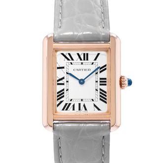 Cartier Pre-owned Cartier Tank Solo Quartz Silver Dial Ladies Watch W5200024