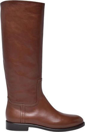 Mara Bini Schoenen, Dames, Bruin, 40 EU, Leer, Stivale Cavallerizza