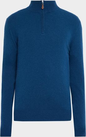 Neiman Marcus Men & apos;s Cashmere Quarter-Zip Sweater
