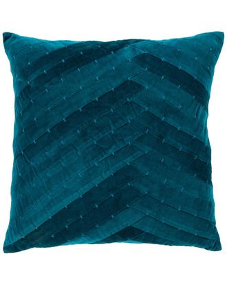 Surya Aviana Solid & Border Pillow