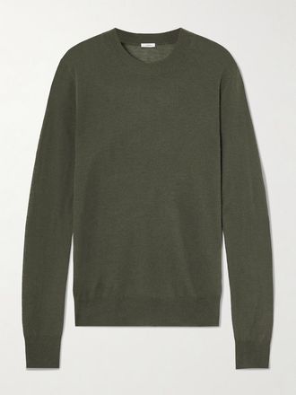 Joseph Pullover In Cashmere Cashair - Verde