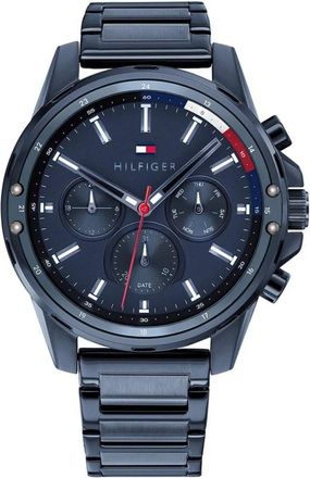 Tommy Hilfiger Accessoires, Heren, Blauw, ONE Size, 1791789 Horloge