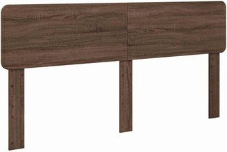 vidaXL Headboard with Headboard Brown Oak 180 cm Engineered wood vidaXL