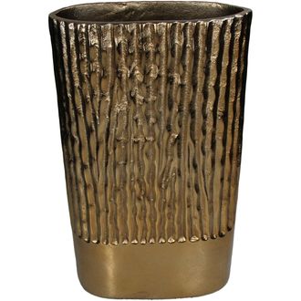Schubiger M&ouml;bel Vase Aluminium, Champagner H: 38 cm