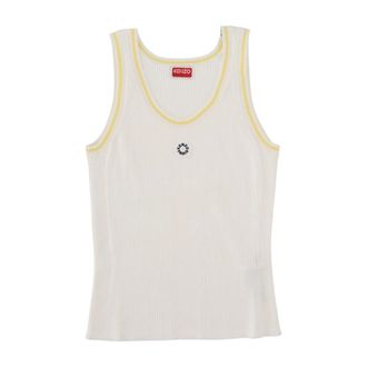 Kenzo Sleeveless Tops, female, White, Size: XS Sleeveless Top