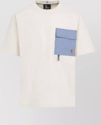 Moncler cotton chest-pocket t-shirt