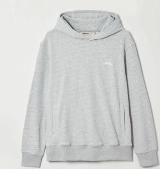 Ellesse Womens Liscia OH Hoodie - Light Grey Marl - Size: 10