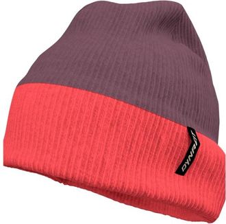 Dynafit Two-Tone Beanie M&uuml;tze - Unisex | rot/lila
