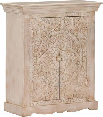vidaXL Espejo Decorativo Rectangular Teca 120x60 Cm Vidaxl