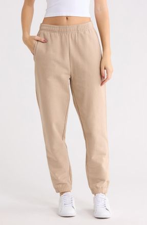 Wishlist French Terry Sweatpants in Taupe at Nordstrom Rack, Size Medium