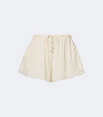 Zimmermann Shorts Fairlight con encaje
