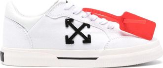 Off-white White/Black New Low Vulcanized Textile Sneakers