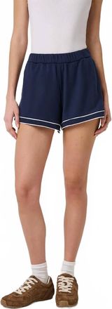 Travis Mathew Cloud Terry Varsity Short In Navy Blazer