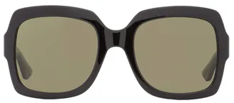 Gucci GG0036SN Square Acetate Sunglasses - Black