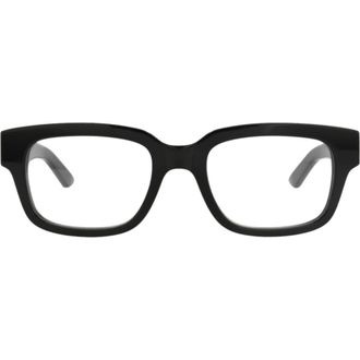 McQ by Alexander McQueen Optical Glasses in Black Black Transparent at Nordstrom Rack