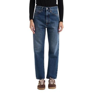 Cycle Straight Fit Jeans, female, Blue, W29, Denim Regular Jeans with Zip Closure