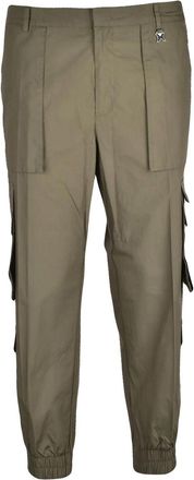 John Richmond Richmond X Cotton Cargo Trousers - Military Green