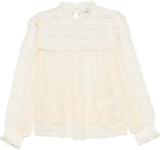 Sea New York Ayda Embroidered Blouse