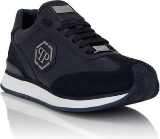 Philipp Plein Runner Hexagon Patch Unisex in Darkblue at Nordstrom, Size 47
