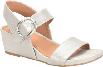S&ouml;fft Womens Vaya Sandal In Silver/stone